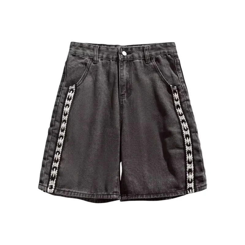 T IRA Denim Shorts Unisex-2
