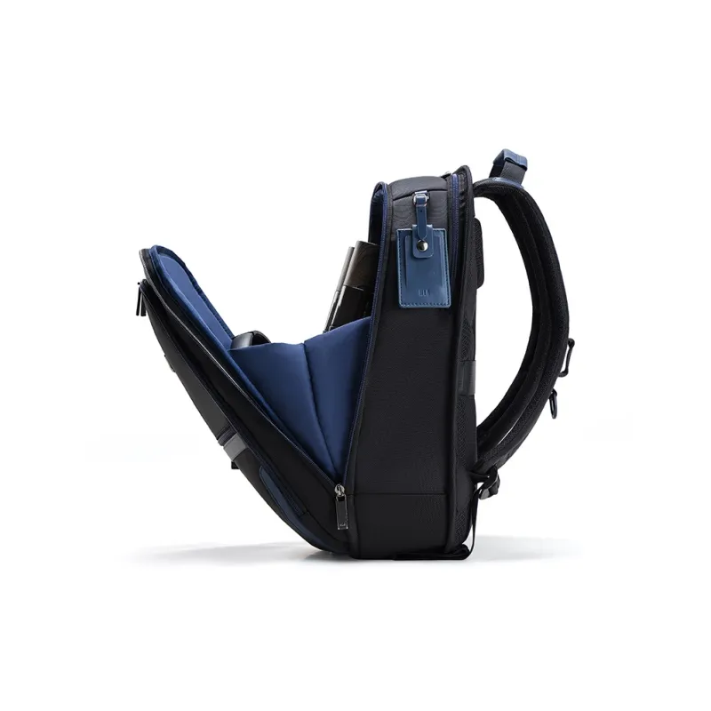 HLA Polyester Backpack Unisex Black/Blue-8