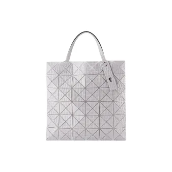 ISSEY MIYAKE Polyvinyl Chloride Resin Tote Bag, Shopping Bag, Shoulder Bag, Handbag Unisex Gray