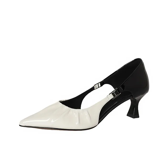 Mo Lin Chunky Heel High Heels Women's-5