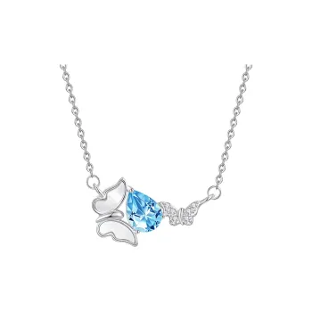 ALI THE FOX S925 Silver Necklaces Women's