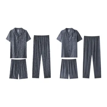 Cotton Gene Pajama Set Men's Multiple Packs