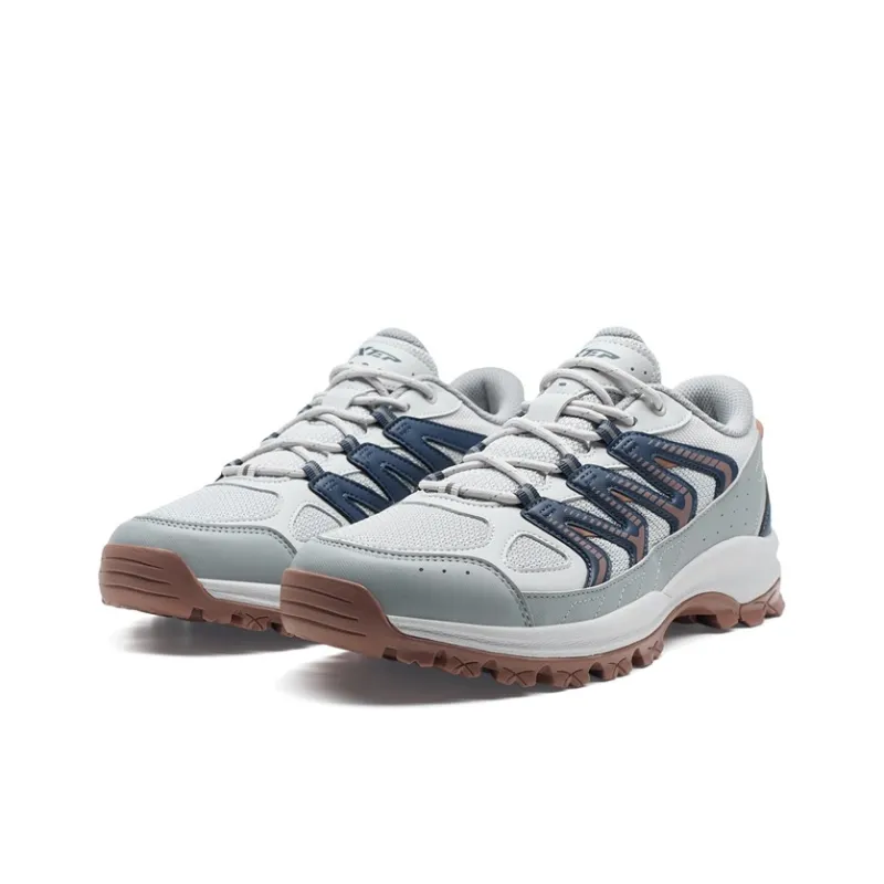 XTEP Hiking / Trekking Shoes Men Low Top Phantom Gray/Ultimate Gray/Ink Teal-2