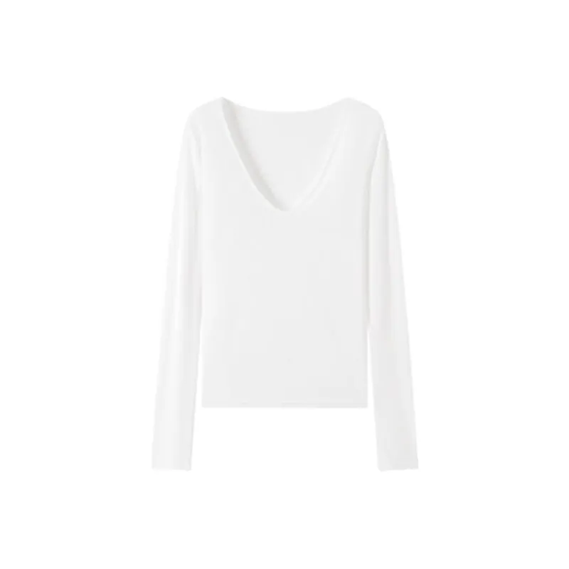 Mu Qingqing T Shirts Women's White-0