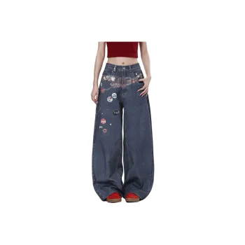 SUNSETMONENT Jeans Unisex Blue