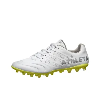 ATHLETA O REI MG Rubber Short Studs Cushioning, Wear Resistant Soccer Shoes Men's White