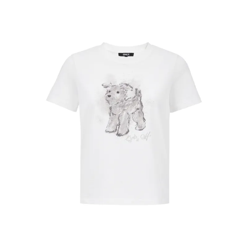 ONLY Set in Sleeve T Shirt Women's-0
