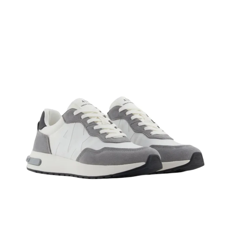 ARMANI EXCHANGEAE Low Top Casual Shoes Men's Gray-2