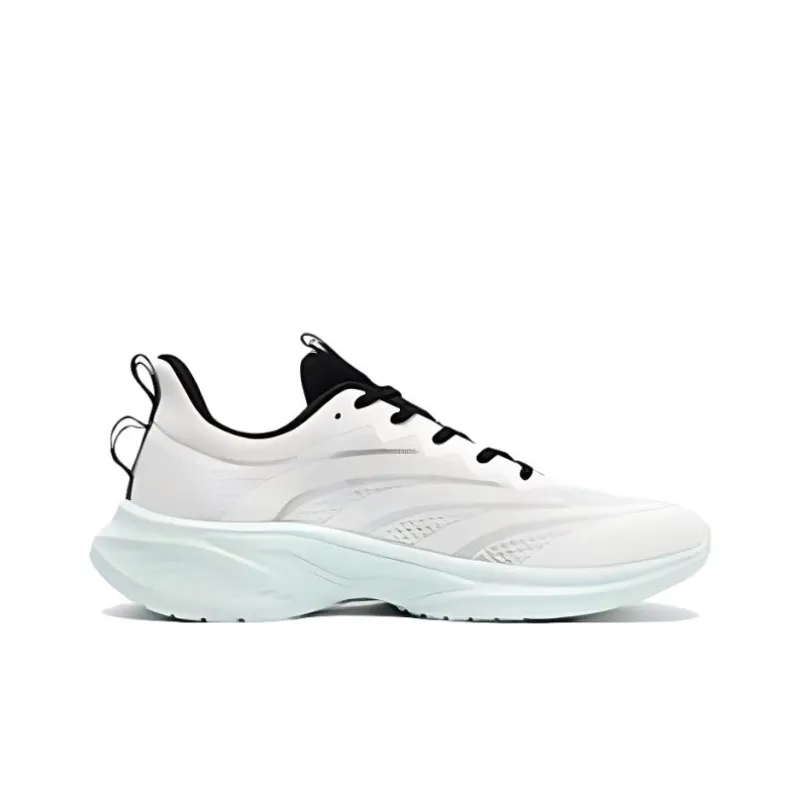 361° Cushioning Low Top Running Shoes Men's White Green-1