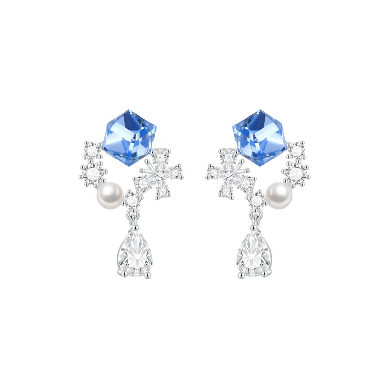 ZEGL S925 Silver Earrings Women's-3