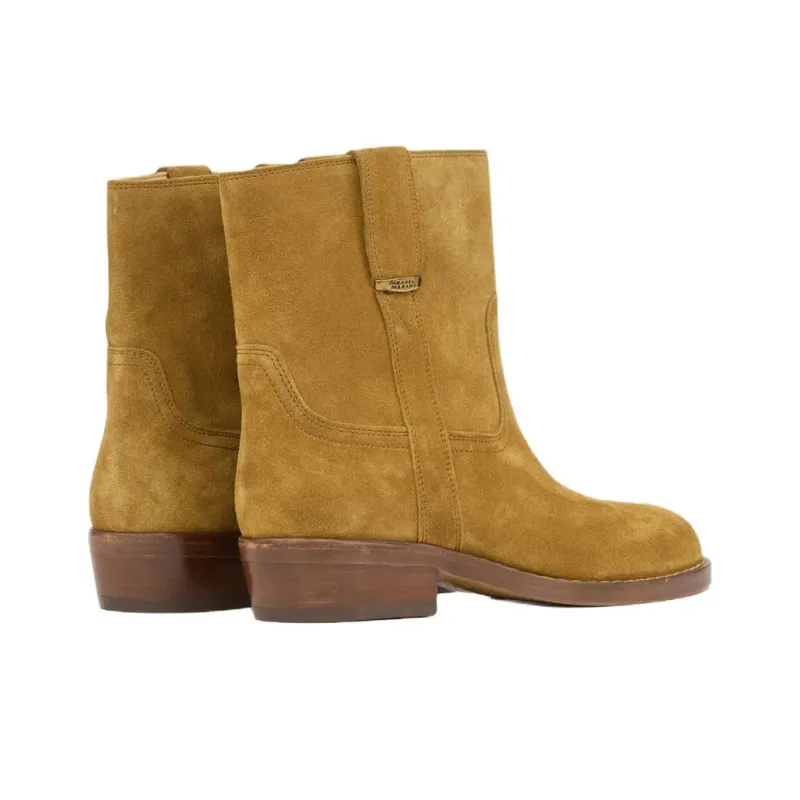 ISABEL MARANT Lylie Ankle Boots 3.5cm Women's Brown-3