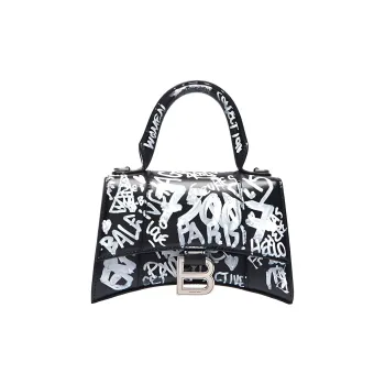 Balenciaga Cow Leather Handbag Extra Small Women's Black