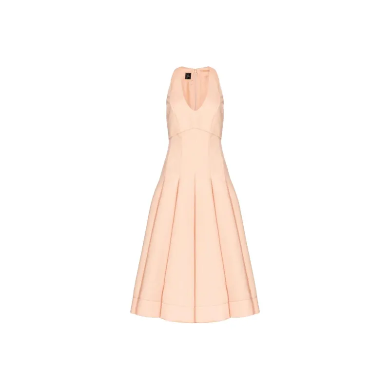 PINKO Pleated Midi Dress-0