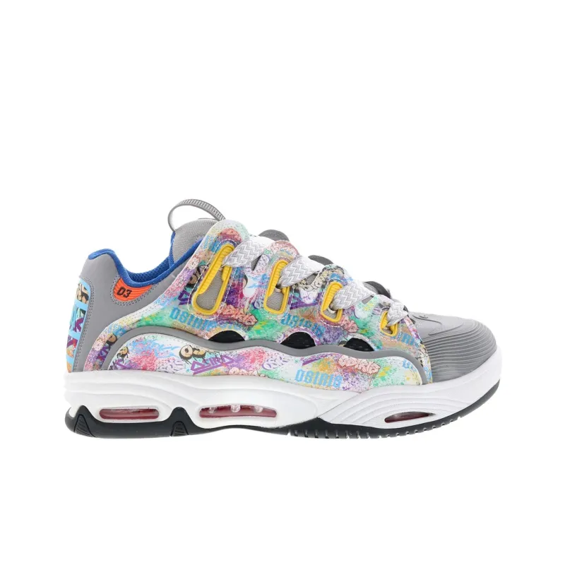 OSIRIS D3 2001 Graffiti Stealth Grey-1