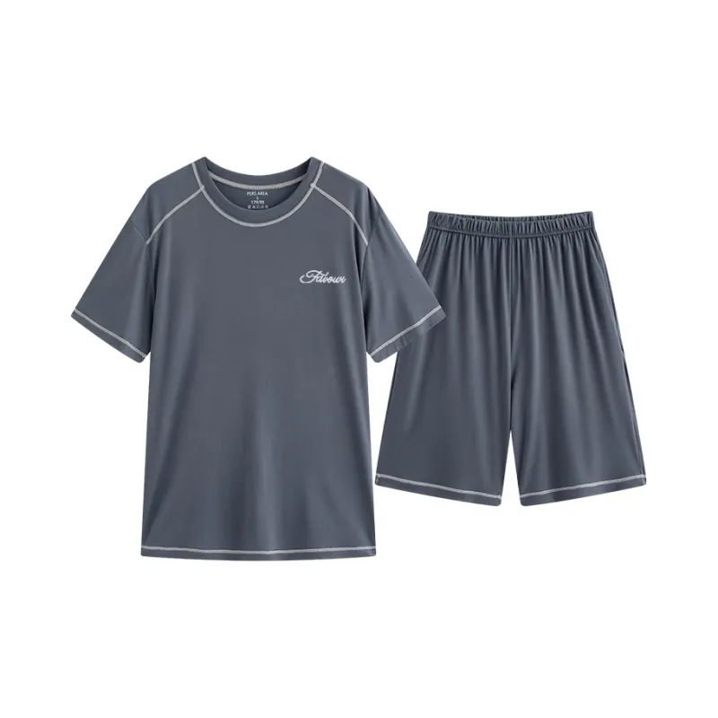 Close fitting Areas Pajama Set Men's-6