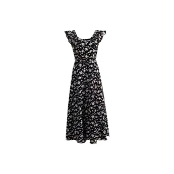 Mu Qingqing Short Sleeved Dress Women's