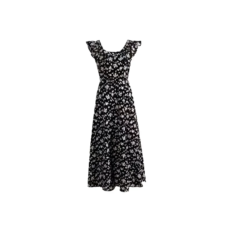 Mu Qingqing Short Sleeved Dress Women's-0