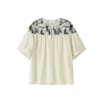 SHUXI Shirts Women's Pixel Forest