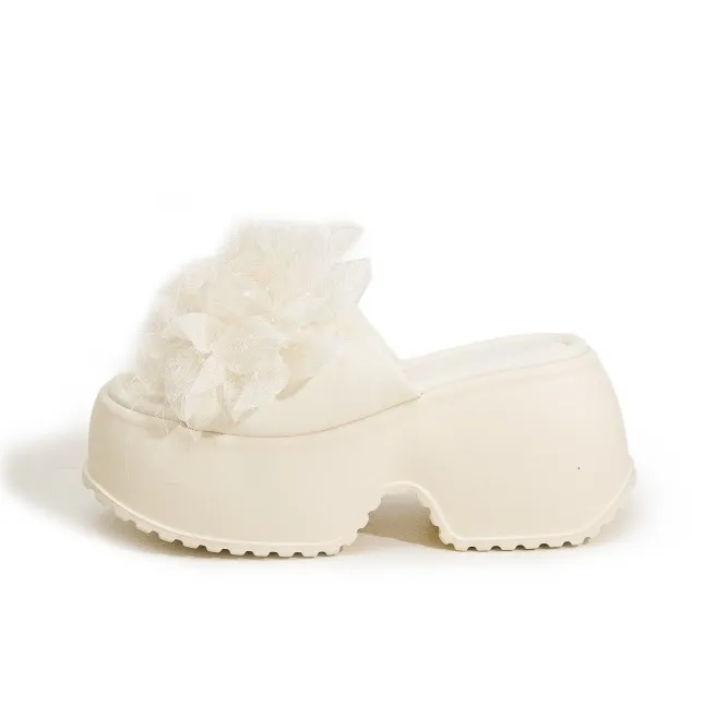 Milan Love Song Rubber Foam Outsole Quiet Slip Resistant Abrasion Resistant Cushioning Slide Slippers Women's-0