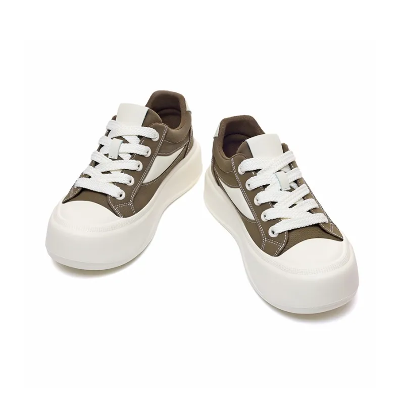 OUGLEMEN Shock Absorbers With Abrasion Resistant And Slip Resistant Properties Low Top Casual Shoes Men's Box-9