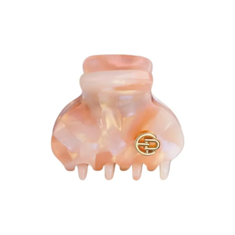 EVITA PERONI Acetate Plate Hair Clips Women's Pink-0