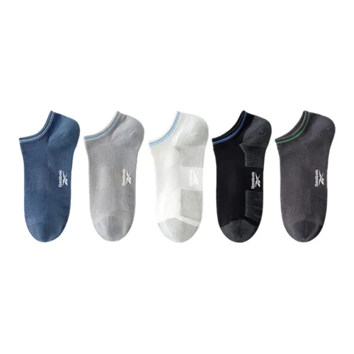 Reebok No Show Socks Men's 5 Pack Mixed Color