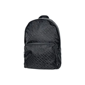HUGO BOSS Polyester Backpack Unisex Black