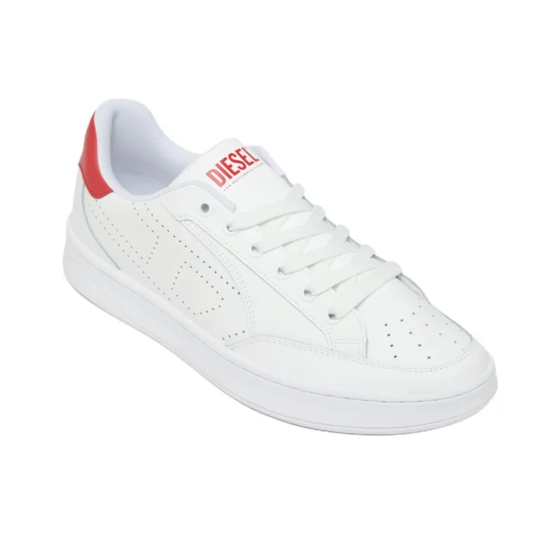 DIESEL S Dakota Low Top Skateboard Shoes Men's White-3