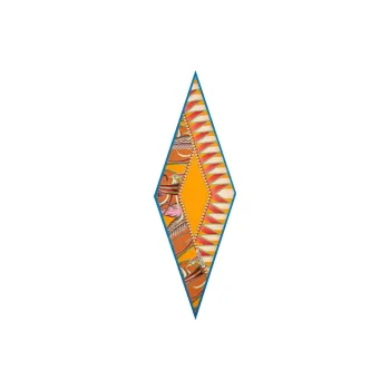 FERRAGAMO Silk Scarves Women's Orange