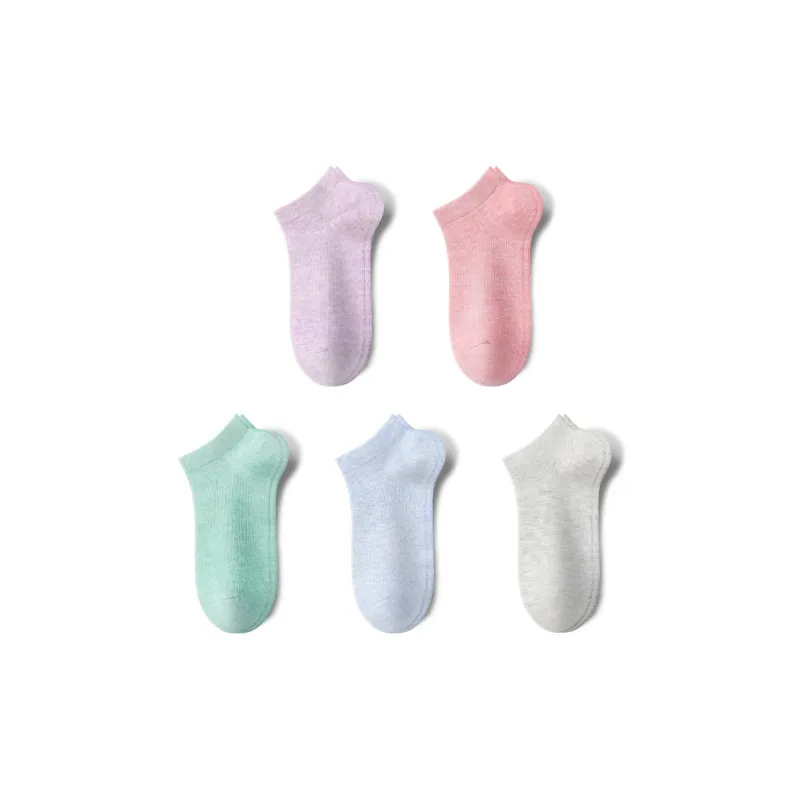 Runwei No Show Socks Women's 5 Pack-8