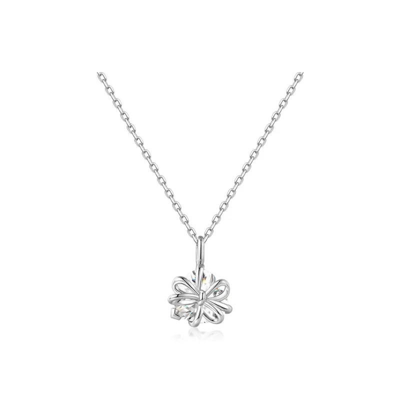 FANCI S925 Silver Necklaces Women's White, Gold-5