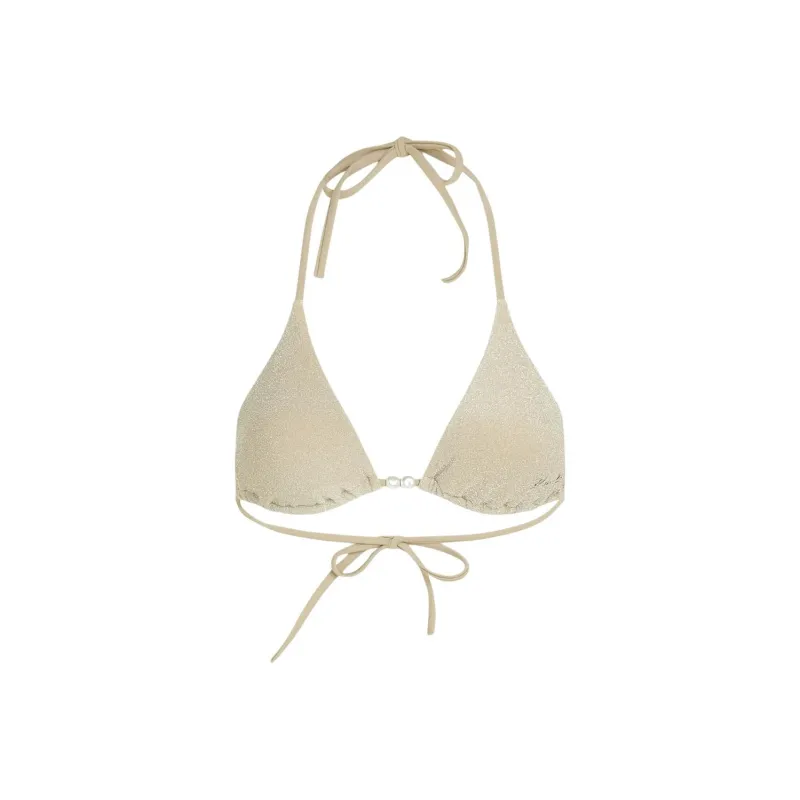 KARL LAGERFELD / Karl Lagerfeld Jeans Triangle cup Bikini Top-0