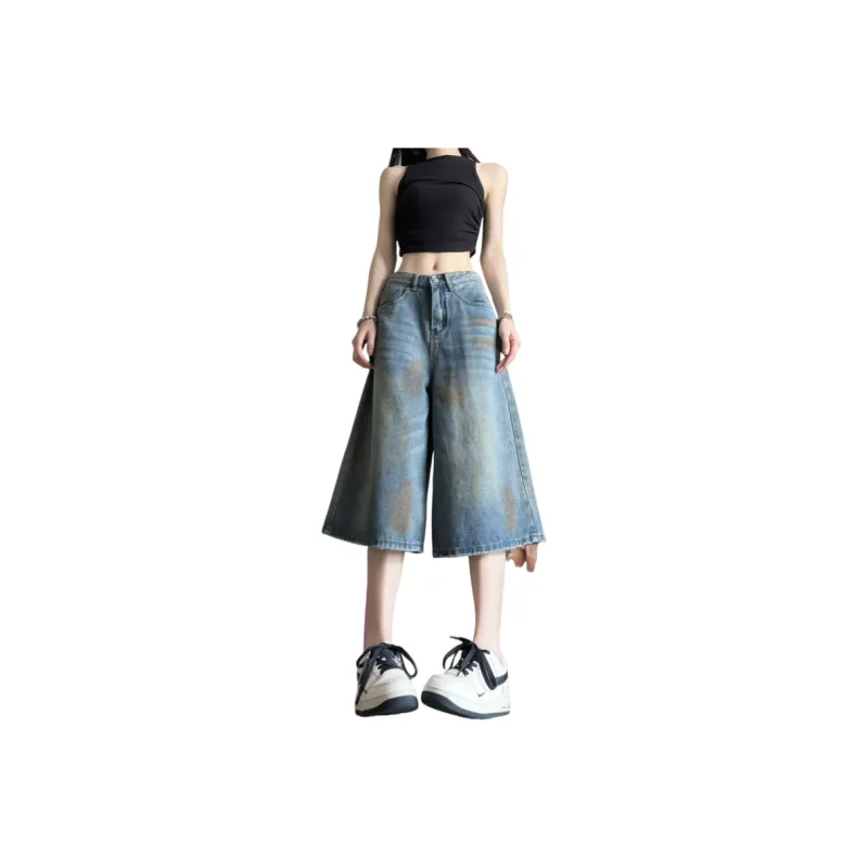 DJ.SPIRIT Denim Shorts Unisex-0