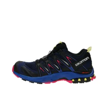 SALOMON XA PRO 3D Anti Slip Wear Resistant Low Top Hiking Shoes Women's Black Blue