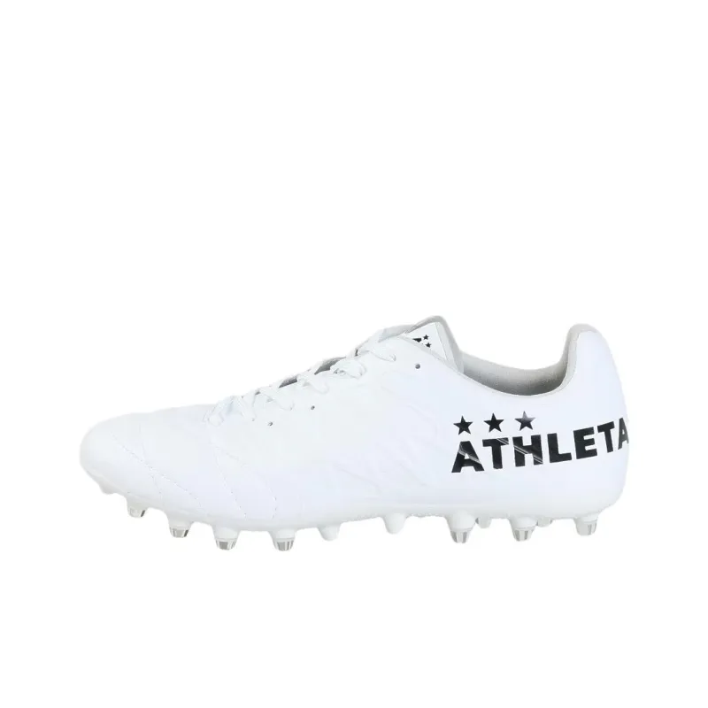 ATHLETA O REI Anti Slip Wear Resistant Soccer Shoes Men's White-0