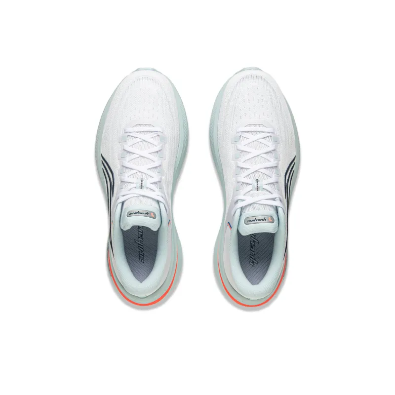LiNing Height Increasing Cushioning And Abrasion Resistant Low Top Casual Running Shoes Men's Standard White-3