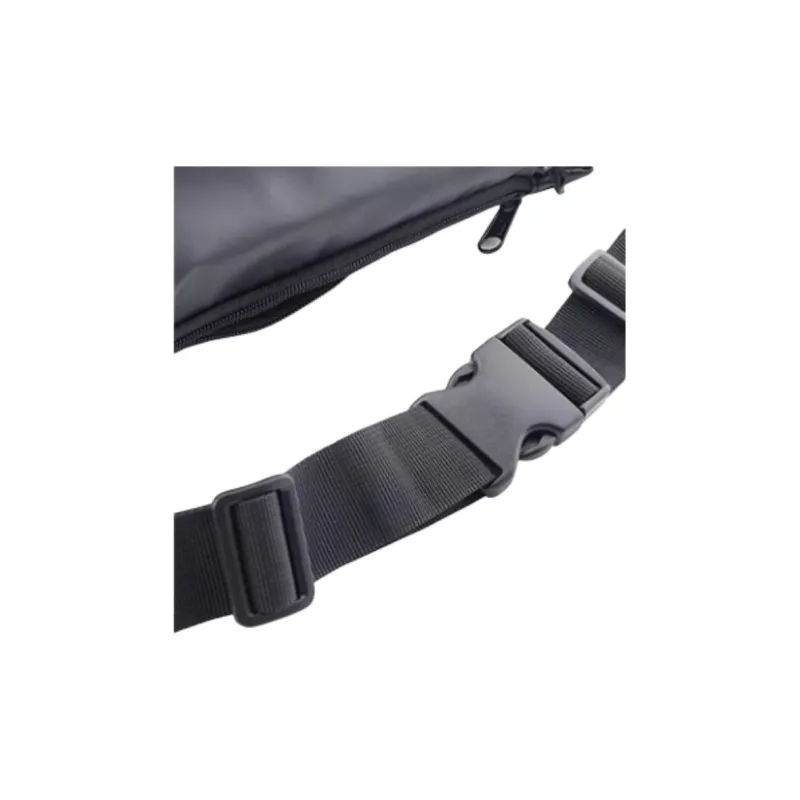 CAT PVC Crossbody Fanny Pack Medium Size Men's Black-7