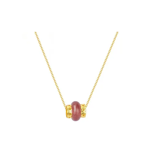 Heart Grass S925 Silver Necklaces Women's