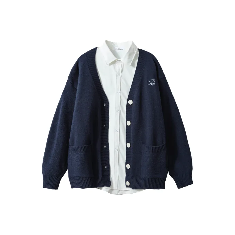LIVINGTOWN Knit Cardigans Unisex-4