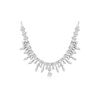 FUNNXI S925 Silver, Rhodium Plated Necklaces Women's