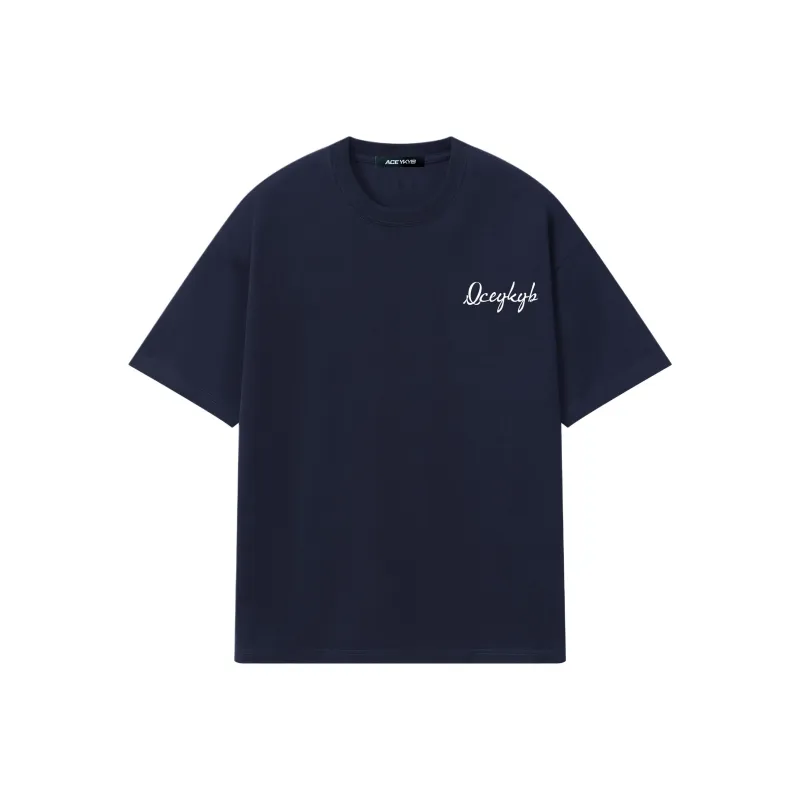 YK&YB T Shirts Unisex Dark Blue-0
