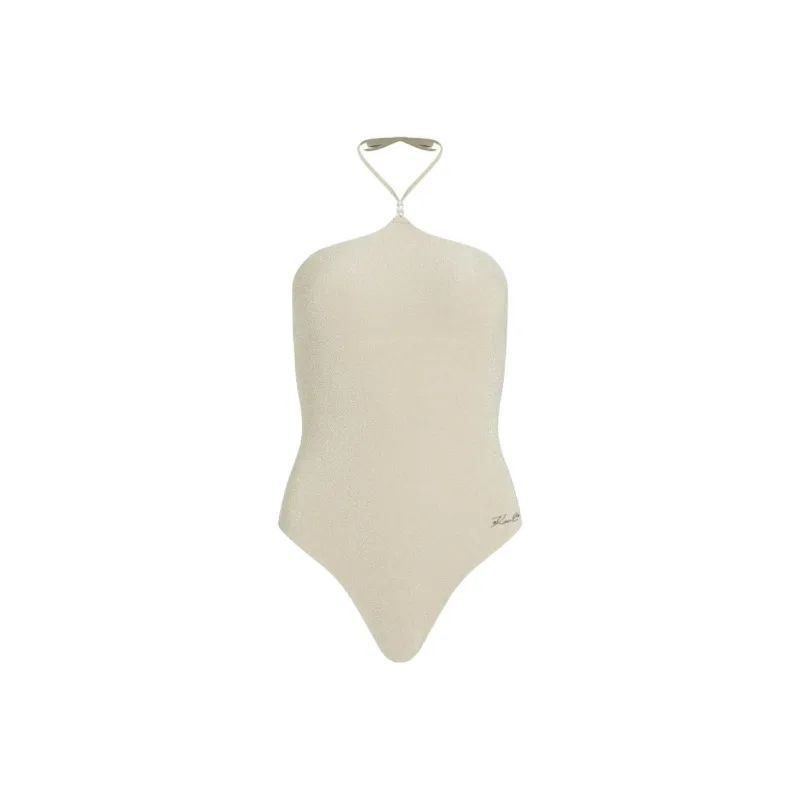 KARL LAGERFELD / Karl Lagerfeld Jeans Halterneck Swimsuit-0