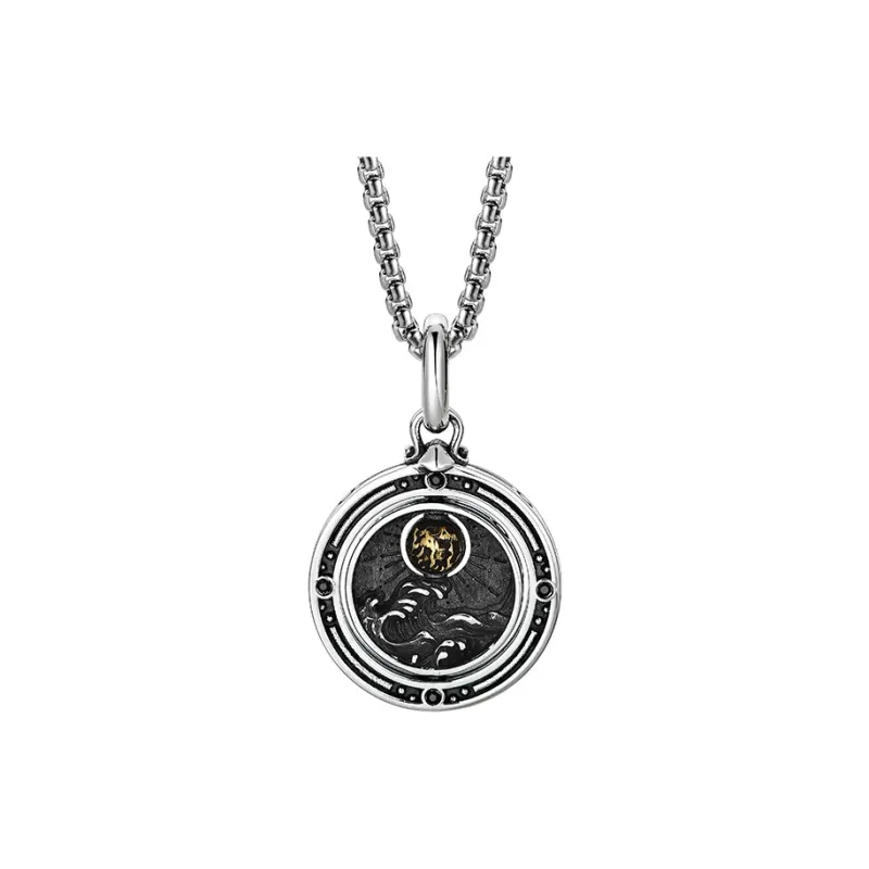 MYSH 925 Sterling Silver Necklaces Men's-7