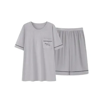 MADALLO Pajama Set Men's Light Gray