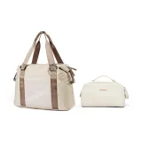 Toiletry Kits, Apricot White & Coffee