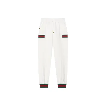 GUCCI Jersey Jogging Pants With Web