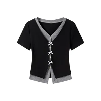 DOKZB T Shirts Women's Black