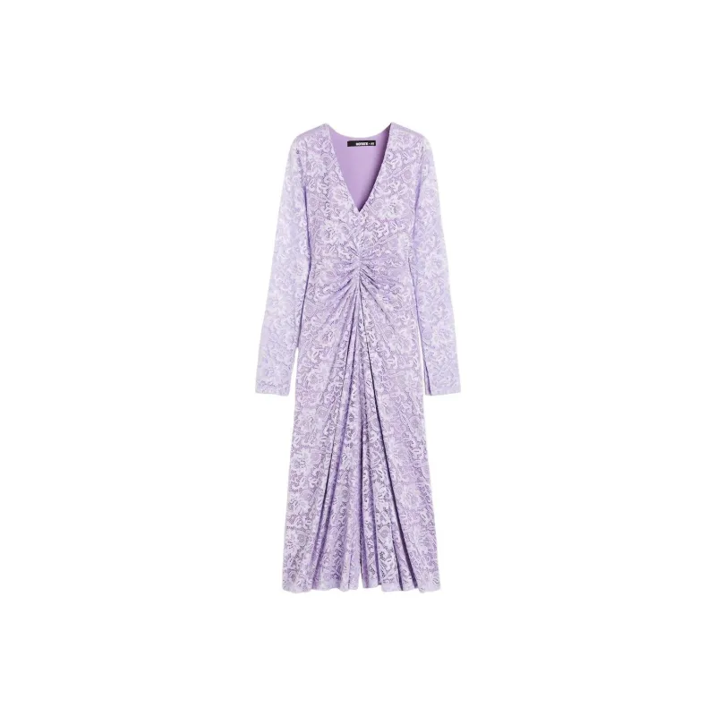 Rotate H&M Lace Longsleeve Dress Lavender-0