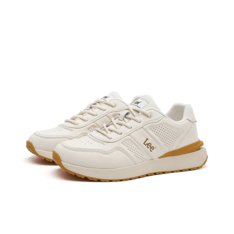 Lee Casual Shoes Men Low Top Light Beige/white/black-1