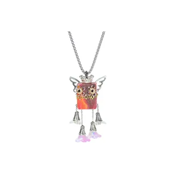 Wood Devil Alloy Necklaces Unisex